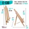 11" Small Tabletop Display Easel - Beechwood Artist A-Frame Display Stand, Wooden Easel for Painting, Canvas Stand, (Pack of 12) Classrooms Events Photo Picture Sign Holder